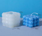 Durable Halloween Cube Silicone Candle Moulds silicone candle mould by MYKA Candles and Moulds, ideal for resin moulds, soap moulds, and cake mould creations.