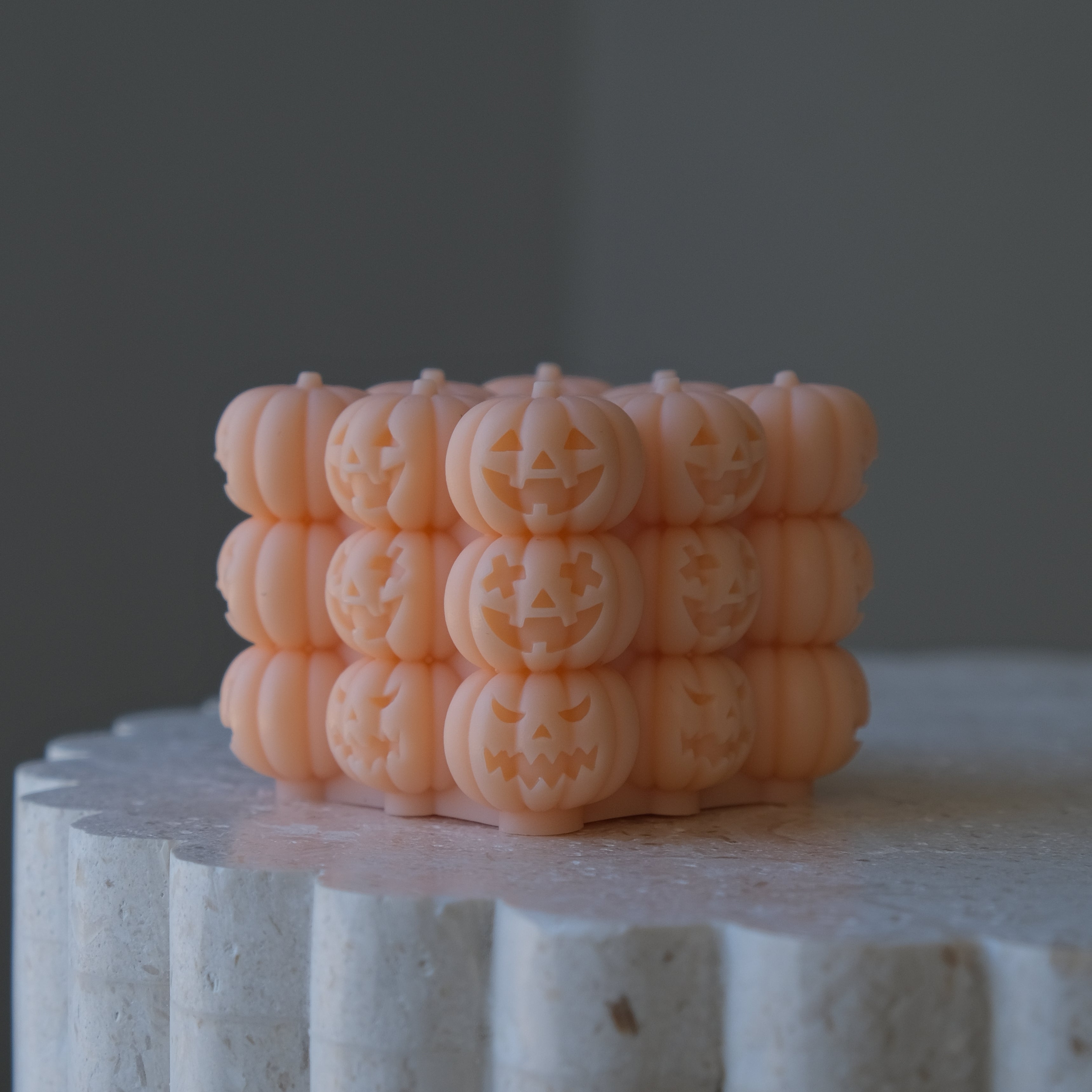 The Halloween Cube Silicone Candle Moulds silicone candle mould by MYKA Candles and Moulds, optimized for professional candle, soap, and cake moulds.