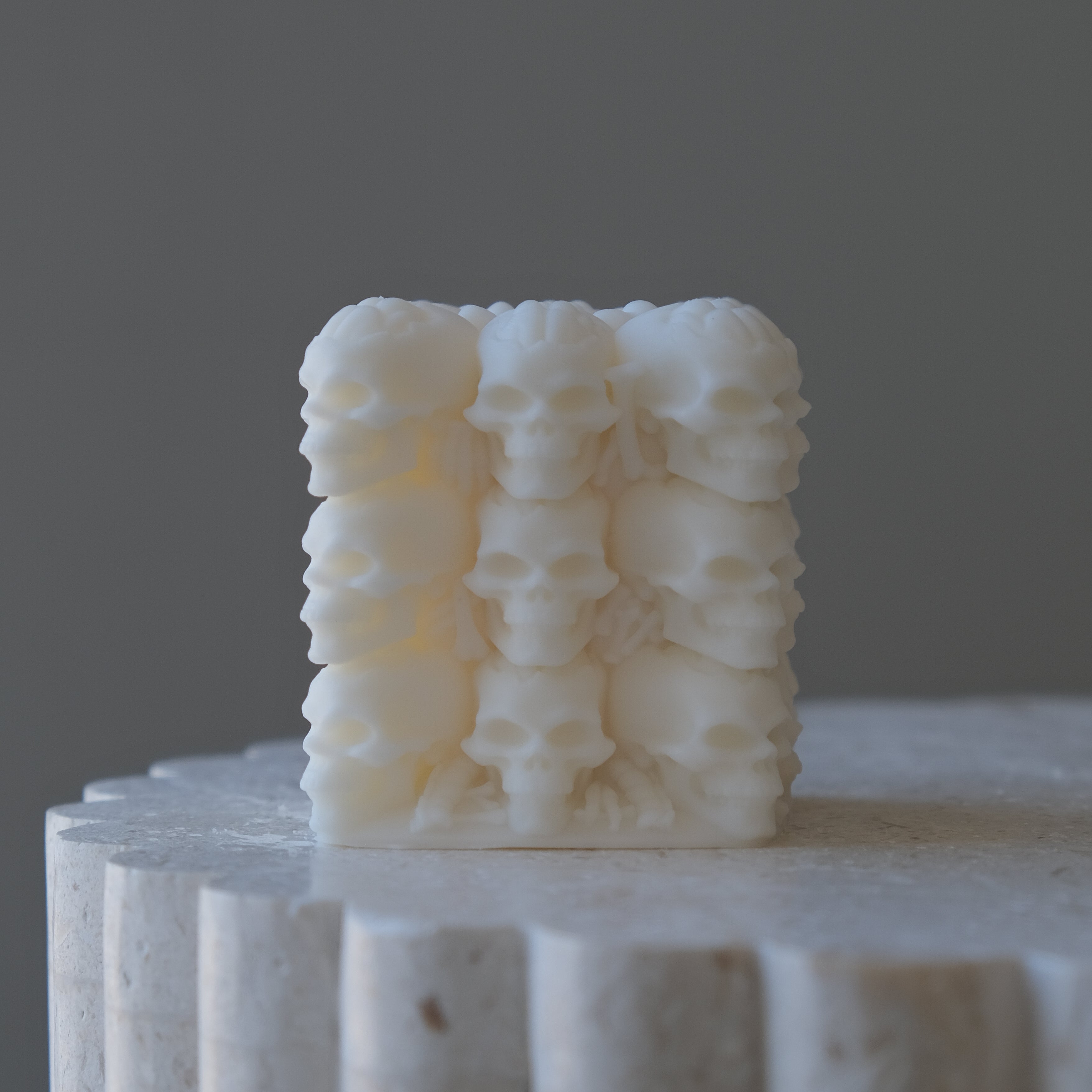 A detailed Halloween Cube Silicone Candle Moulds silicone candle mould by MYKA Candles and Moulds, perfect for candle making, soap moulds, and resin moulds.