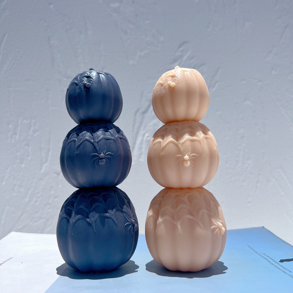 Durable Halloween Pumpkin Candle Mould silicone candle mould by MYKA Candles and Moulds, ideal for resin moulds, soap moulds, and cake mould creations.