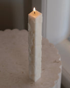 View of the Heart Cuboid Pillar Candle Mould silicone candle mould from MYKA Candles and Moulds, ideal for DIY soap moulds and cake mould projects.