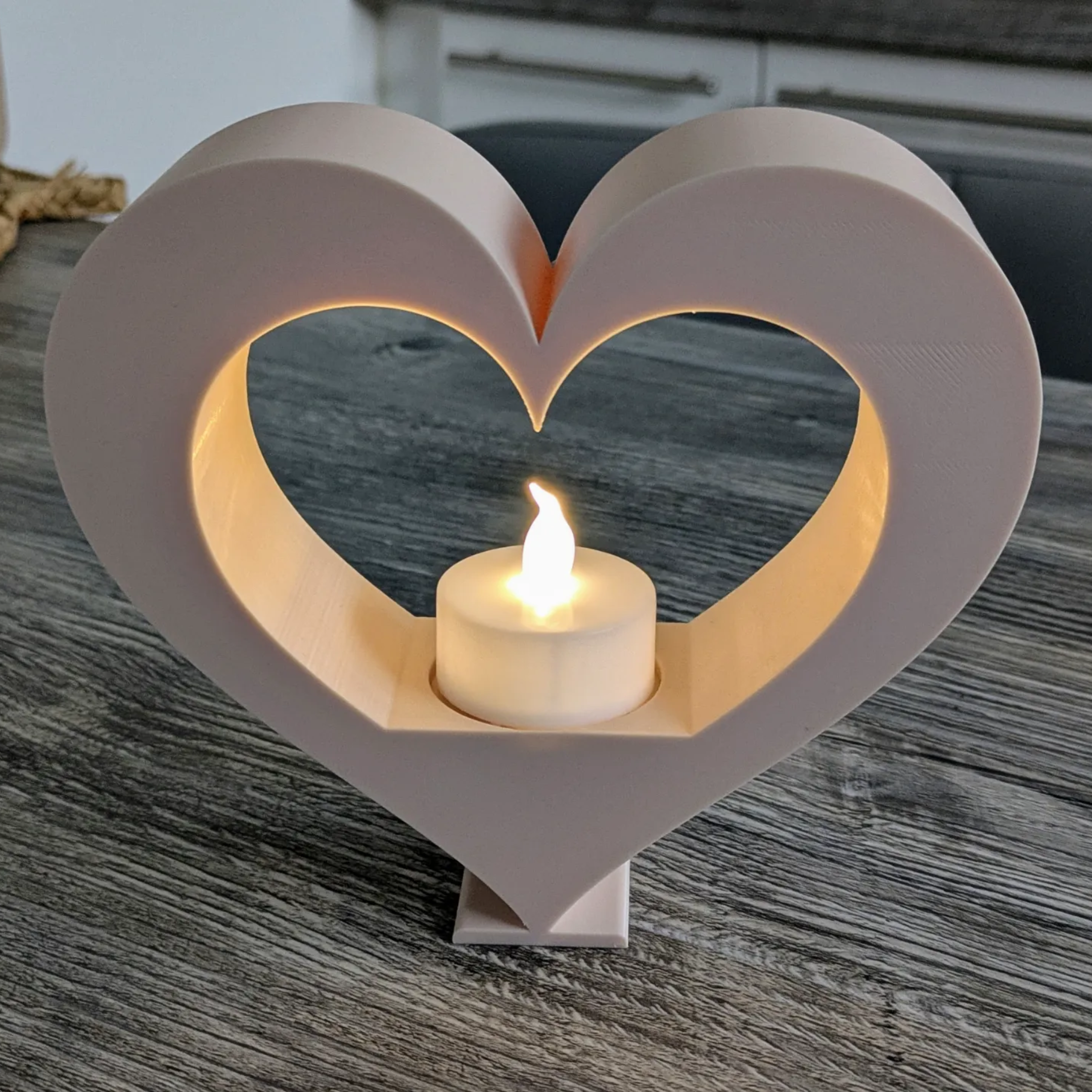 A versatile Heart Tealight Holder Silicone Candle Mould silicone candle mould by MYKA Candles and Moulds, suitable for resin moulds and decorative cake mould shapes.