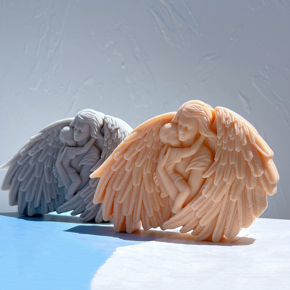 A high-performance Heavenly Embrace Candle Mould silicone candle mold from MYKA Candles and Moulds for resin art and professional baking mould use.