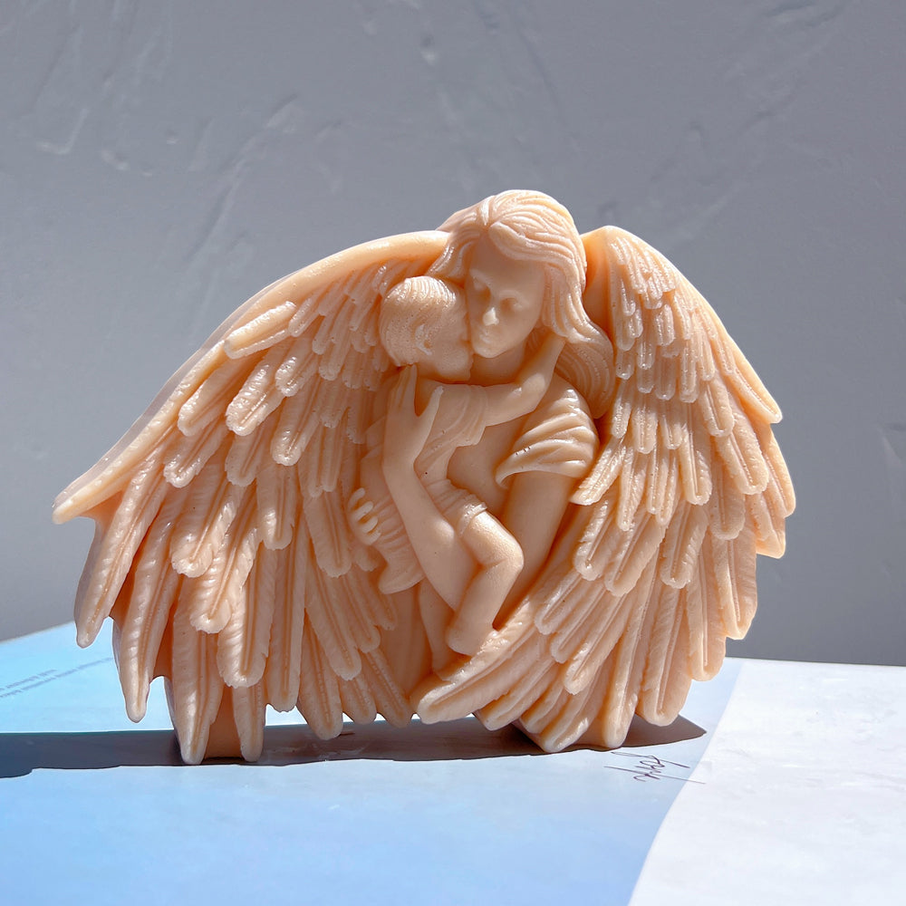 The Heavenly Embrace Candle Mould silicone candle mould by MYKA Candles and Moulds, optimized for professional candle, soap, and cake moulds.