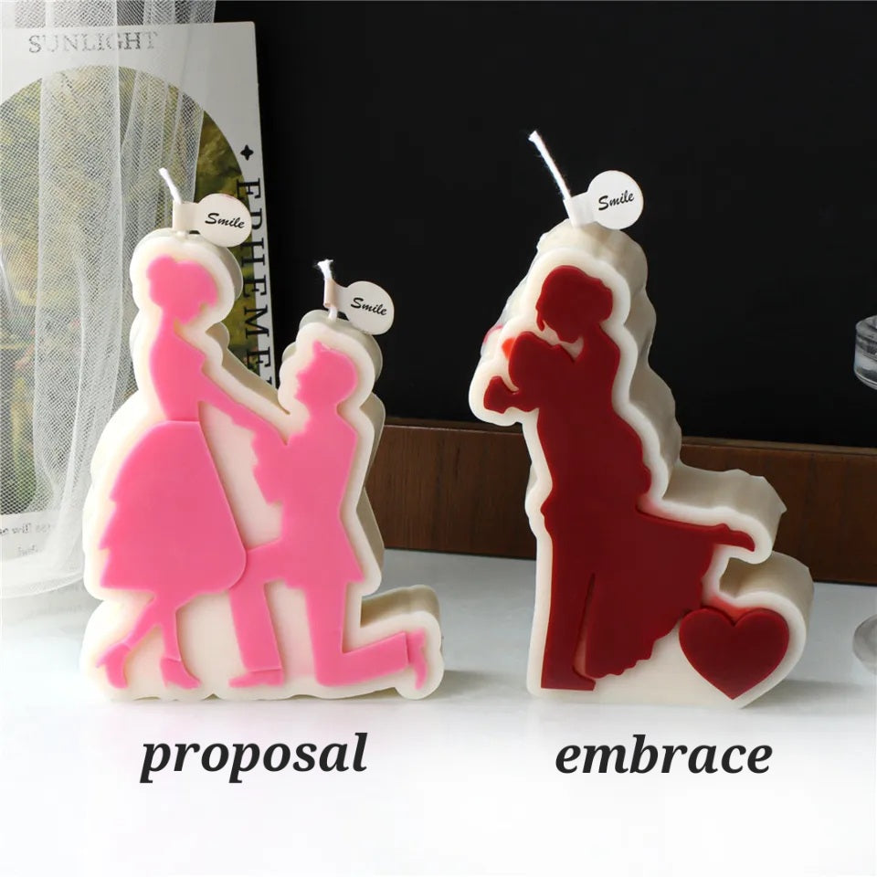 A high-performance Honeymooners Candle Mould silicone candle mold from MYKA Candles and Moulds for resin art and professional baking mould use.