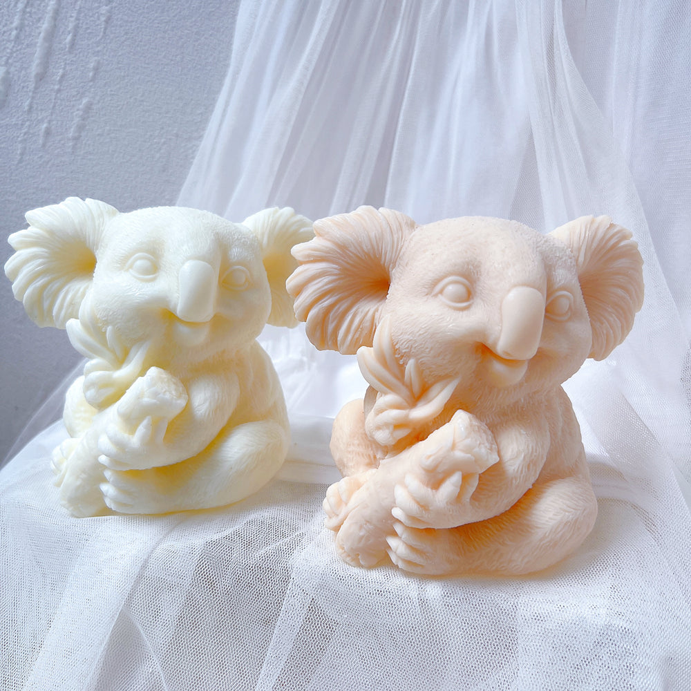 A high-performance Koala Candle Mould silicone candle mold from MYKA Candles and Moulds for resin art and professional baking mould use.