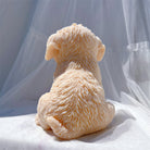 Professional Labradoodle Puppy Candle Mould silicone candle mould by MYKA Candles and Moulds, also used for resin moulds and baking mould designs.