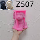 High-quality Labradoodle Puppy Candle Mould silicone candle mould from MYKA Candles and Moulds, great for resin moulds and professional baking mould needs.
