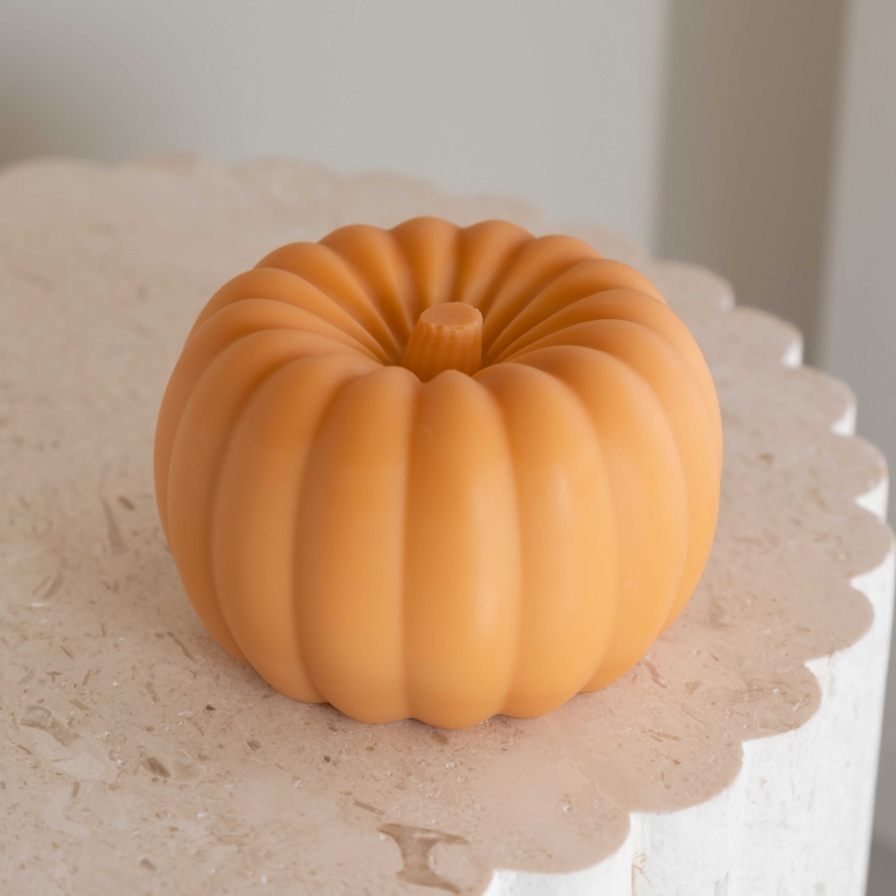 Professional Large Pumpkin Candle Mould silicone candle mould by MYKA Candles and Moulds, also used for resin moulds and baking mould designs.