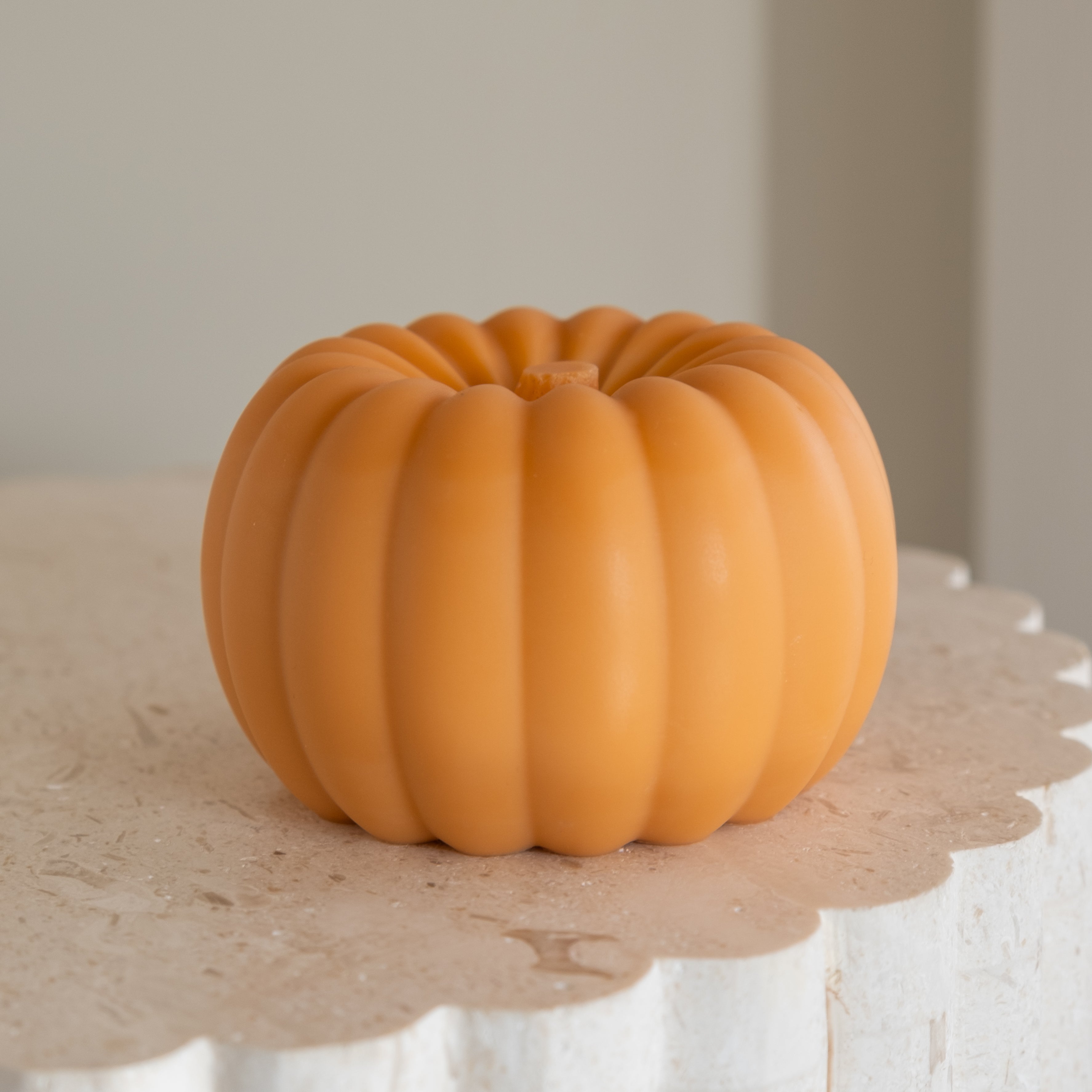 High-quality Large Pumpkin Candle Mould silicone candle mould from MYKA Candles and Moulds, great for resin moulds and professional baking mould needs.