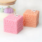 The Love Pillar Candle Moulds silicone candle mould from MYKA Candles and Moulds, a professional supply for candle, soap, and baking moulds.