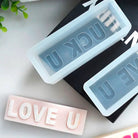 A high-performance Love U Candle Mould silicone candle mold from MYKA Candles and Moulds for resin art and professional baking mould use.