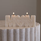 A Love You Mum Silicone Candle Mould silicone candle mold by MYKA Candles and Moulds, the perfect multipurpose tool for soap, resin, and cake mould casting.