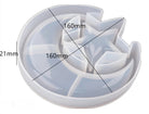 The Moonbeam Tray Silicone Candle Mould silicone candle mould by MYKA Candles and Moulds, perfect for small business candle, soap, and cake mould production.