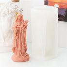 The Mother Mary Candle Moulds silicone candle mould from MYKA Candles and Moulds, a professional supply for candle, soap, and baking moulds.
