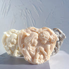 An intricate Mother's Love Candle Mould silicone candle mold by MYKA Candles and Moulds, designed for aesthetic candles and resin moulds.