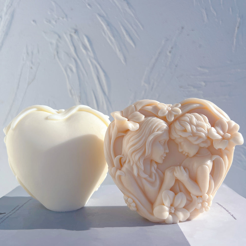 The Mother's Love Candle Mould silicone candle mould by MYKA Candles and Moulds, a must-have for resin moulds and DIY baking mould enthusiasts.