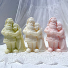 The Mr. & Mrs. Claus Candle Mould silicone candle mould by MYKA Candles and Moulds, a must-have for resin moulds and DIY baking mould enthusiasts.