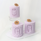 Professional Newly-wed Candle Moulds silicone candle mould by MYKA Candles and Moulds, also used for resin moulds and baking mould designs.