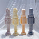 A heat-resistant Noble Nutcracker Silicone Candle Mould silicone candle mould by MYKA Candles and Moulds, ideal for soap, resin, and baking mould applications.