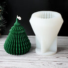 A versatile Origami Christmas Tree Silicone Candle Moulds silicone candle mould by MYKA Candles and Moulds, suitable for resin moulds and decorative cake mould shapes.