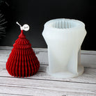 High-quality Origami Christmas Tree Silicone Candle Moulds silicone candle mould from MYKA Candles and Moulds, great for resin moulds and professional baking mould needs.