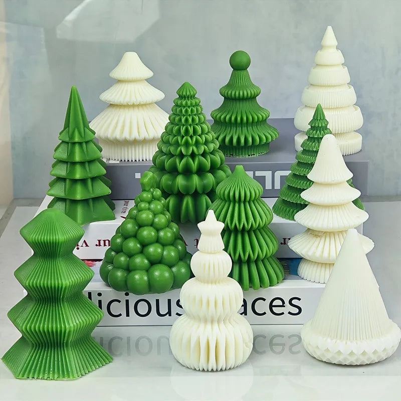 Handmade Origami Tree Silicone Candle Moulds silicone candle mold from MYKA Candles and Moulds, perfect for resin moulds and unique baking mould shapes.