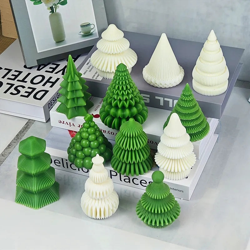 Durable Origami Tree Silicone Candle Moulds silicone candle mould by MYKA Candles and Moulds, ideal for resin moulds, soap moulds, and cake mould creations.