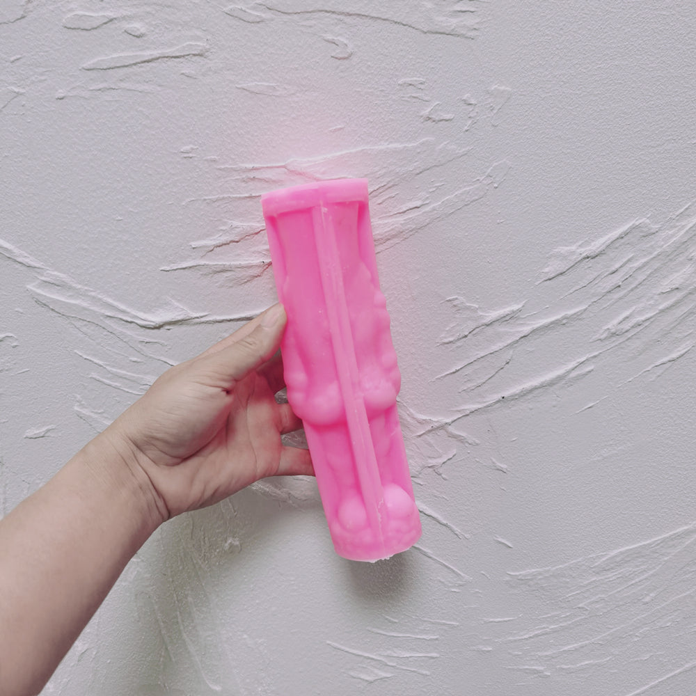 Professional Ornamental Nutcracker Candle Mould silicone candle mould by MYKA Candles and Moulds, also used for resin moulds and baking mould designs.