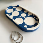 A heat-resistant Oval Tray Candle Mould silicone candle mould by MYKA Candles and Moulds, ideal for soap, resin, and baking mould applications.