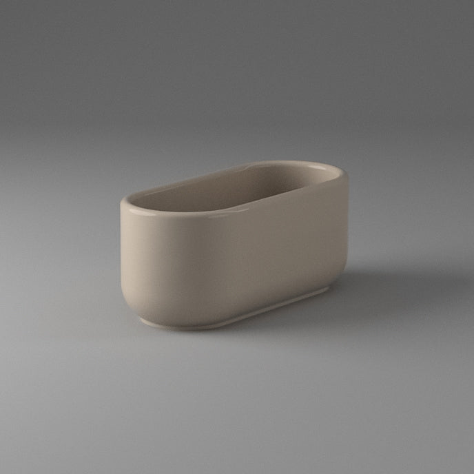 An aesthetic Oval Tulip Vessel Silicone Mould silicone candle mould from MYKA Candles and Moulds, perfect for luxury candle jars and resin moulds.