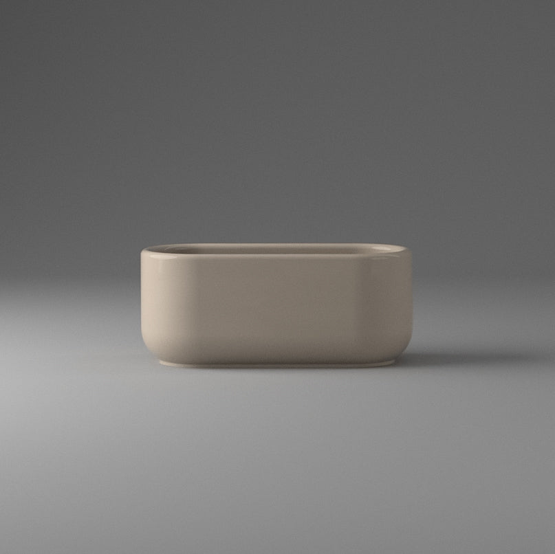 The flexible Oval Tulip Vessel Silicone Mould silicone candle mould by MYKA Candles and Moulds, suitable for plaster casting and candle making.