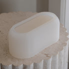 The Oval Tulip Vessel Silicone Mould silicone candle mould from MYKA Candles and Moulds, a professional supply for vessel casting and candle making.