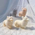A versatile Pembroke Welsh Corgi Candle Mould silicone candle mould by MYKA Candles and Moulds, suitable for resin moulds and decorative cake mould shapes.