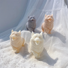High-quality Pembroke Welsh Corgi Candle Mould silicone candle mould from MYKA Candles and Moulds, great for resin moulds and professional baking mould needs.