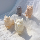 Durable Pembroke Welsh Corgi Candle Mould silicone candle mould by MYKA Candles and Moulds, ideal for resin moulds, soap moulds, and cake mould creations.