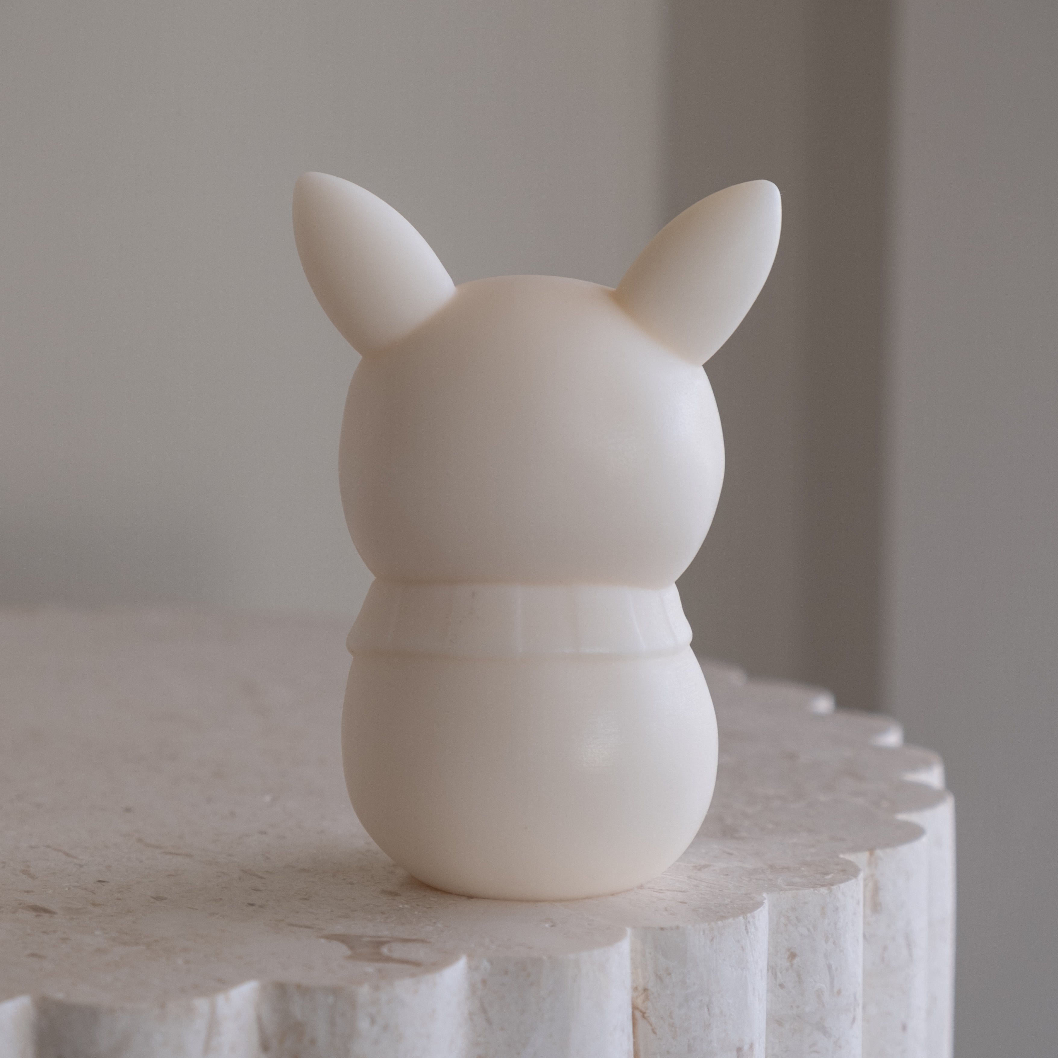 The Pika Snowman Silicone Candle Mould silicone candle mould by MYKA Candles and Moulds, a top choice for artistic resin moulds and baking moulds.