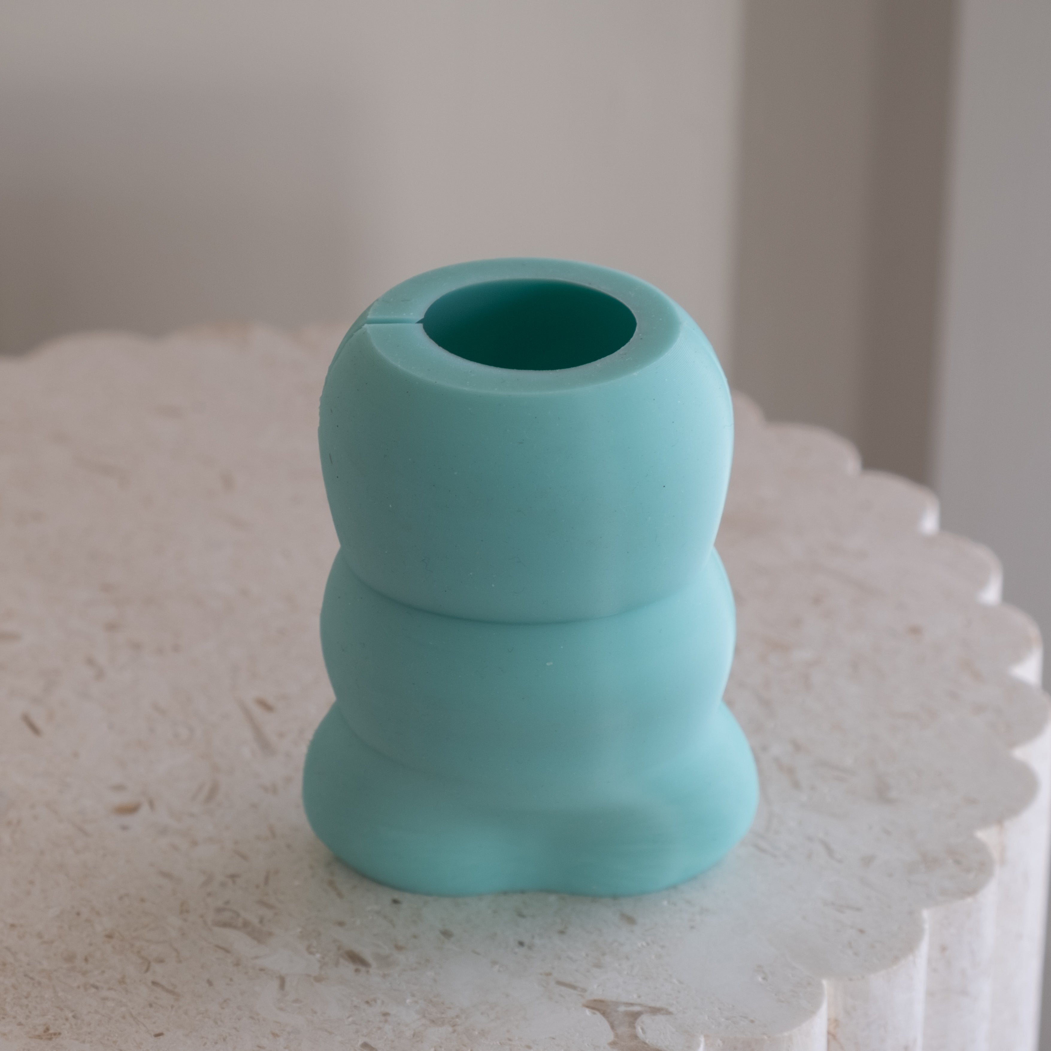 A detailed Pika Snowman Silicone Candle Mould silicone candle mould by MYKA Candles and Moulds, perfect for candle making, soap moulds, and resin moulds.