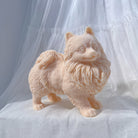 The Pomeranian Puppy Candle Mould silicone candle mould by MYKA Candles and Moulds, optimized for professional candle, soap, and cake moulds.