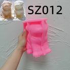 A Pug Puppy Candle Mould silicone candle mold by MYKA Candles and Moulds, designed for easy release in soap, resin, and cake mould casting.