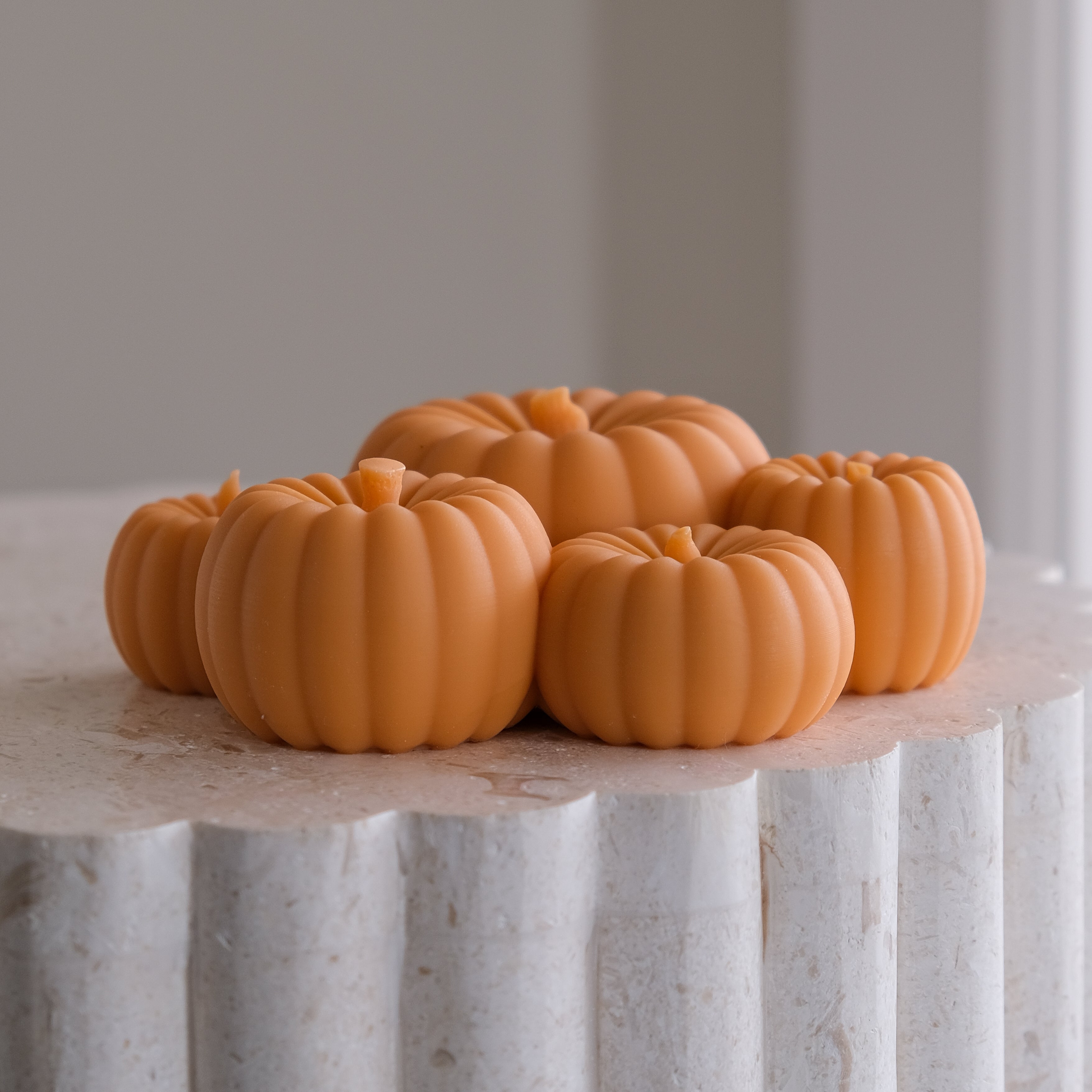 Precision-designed Pumpkin Patch Candle Mould silicone candle mold by MYKA Candles and Moulds for resin moulds and gourmet cake mould designs.