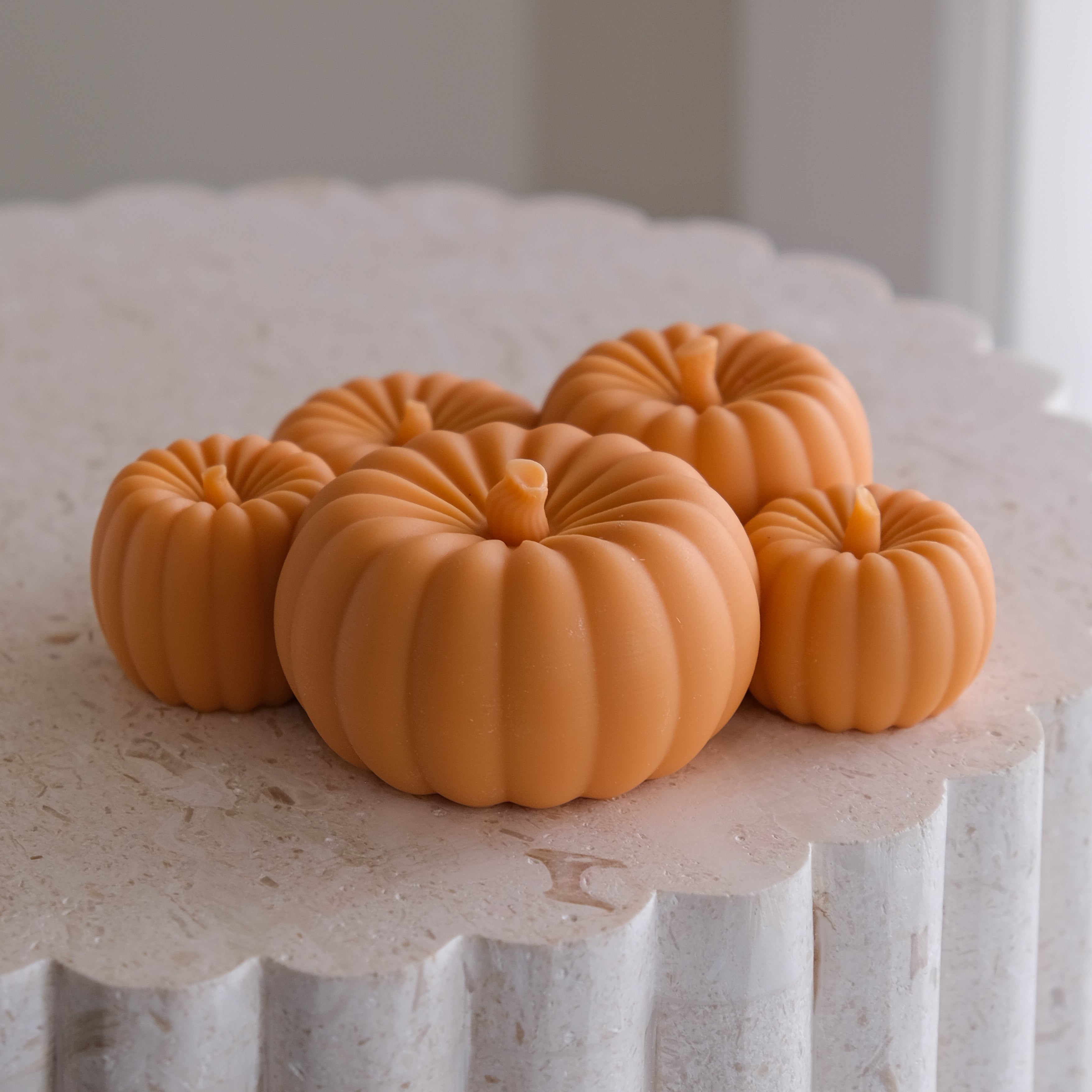 The Pumpkin Patch Candle Mould silicone candle mould from MYKA Candles and Moulds, a professional supply for candle, soap, and baking moulds.
