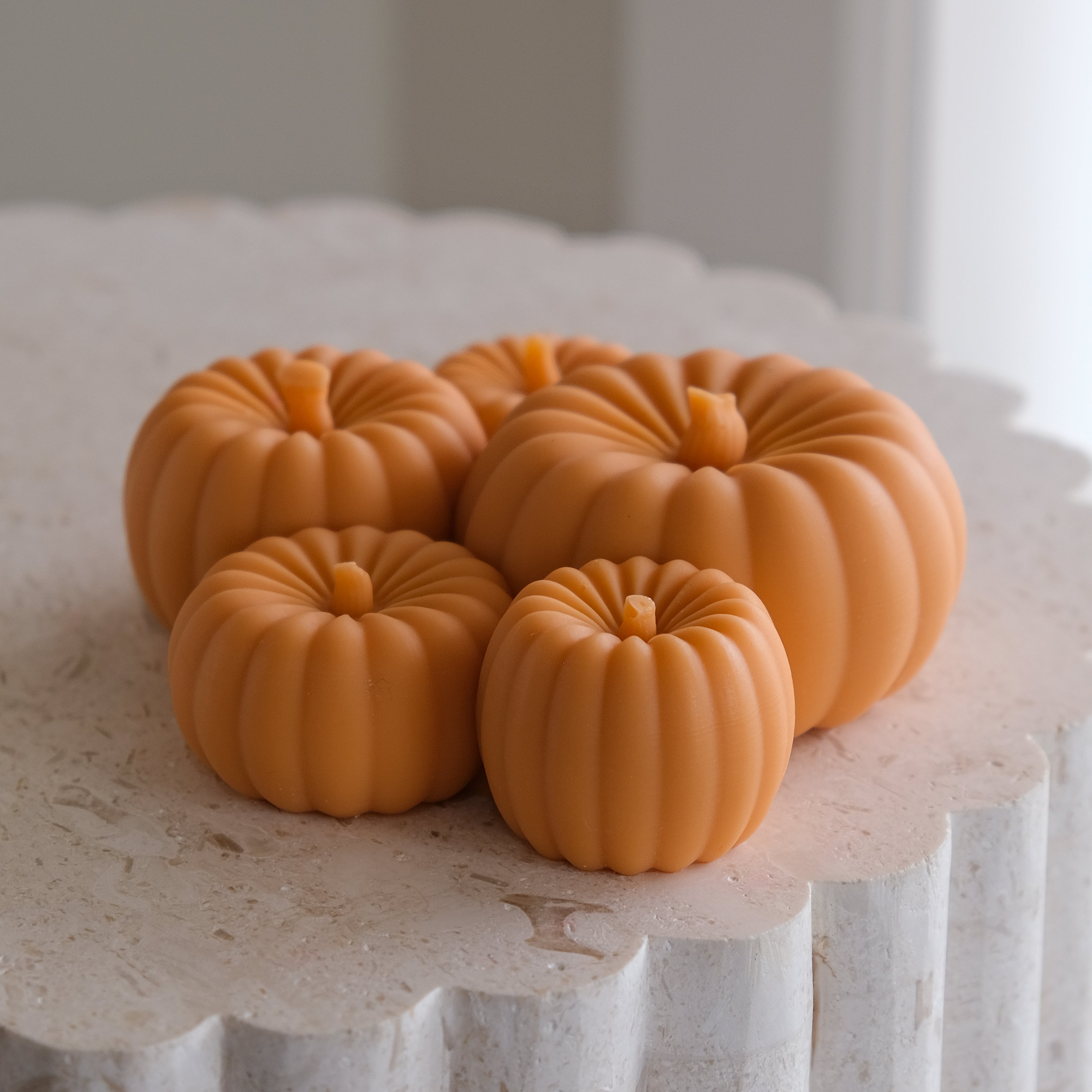 Handmade Pumpkin Patch Candle Mould silicone candle mold from MYKA Candles and Moulds, perfect for resin moulds and unique baking mould shapes.