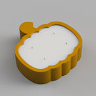 An intricate Pumpkin Vessel Mould silicone candle mold by MYKA Candles and Moulds, designed for aesthetic home decor and vessel moulds.