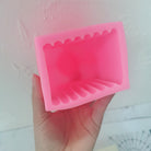 A detailed Rainbow Candle Mould silicone candle mould by MYKA Candles and Moulds, perfect for candle making, soap moulds, and resin moulds.