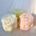 The Rose Box Candle Mould silicone candle mould by MYKA Candles and Moulds, perfect for small business candle, soap, and cake mould production.