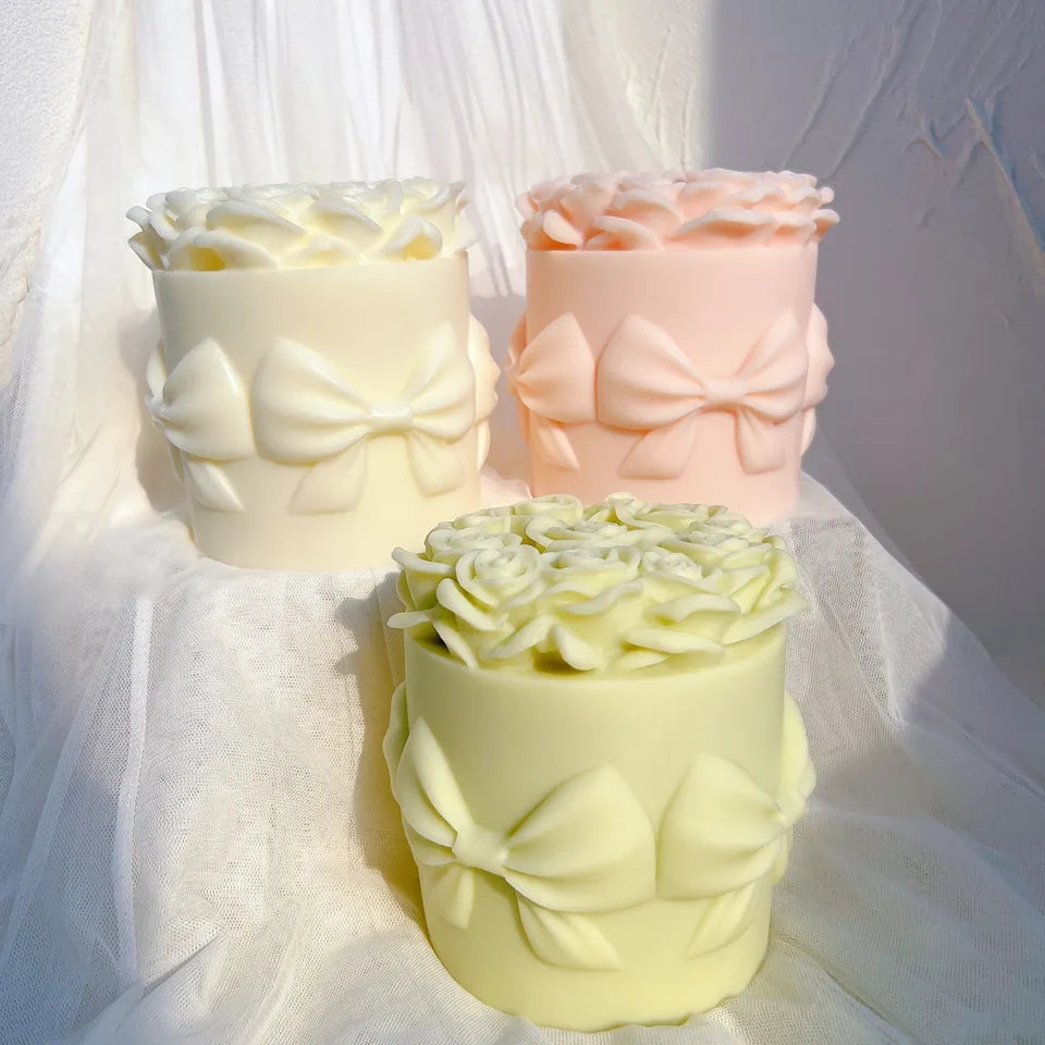 The Rose Box Candle Mould silicone candle mould by MYKA Candles and Moulds, optimized for professional candle, soap, and cake moulds.