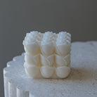 Professional Rose Cube Candle Mould silicone candle mould by MYKA Candles and Moulds, also used for resin moulds and baking mould designs.