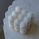 Showcasing the Rose Cube Candle Mould silicone candle mould by MYKA Candles and Moulds for creative baking moulds and candle making.