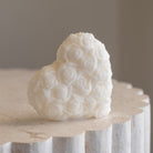 Precision-designed Rose Heart Candle Mould silicone candle mold by MYKA Candles and Moulds for resin moulds and gourmet cake mould designs.